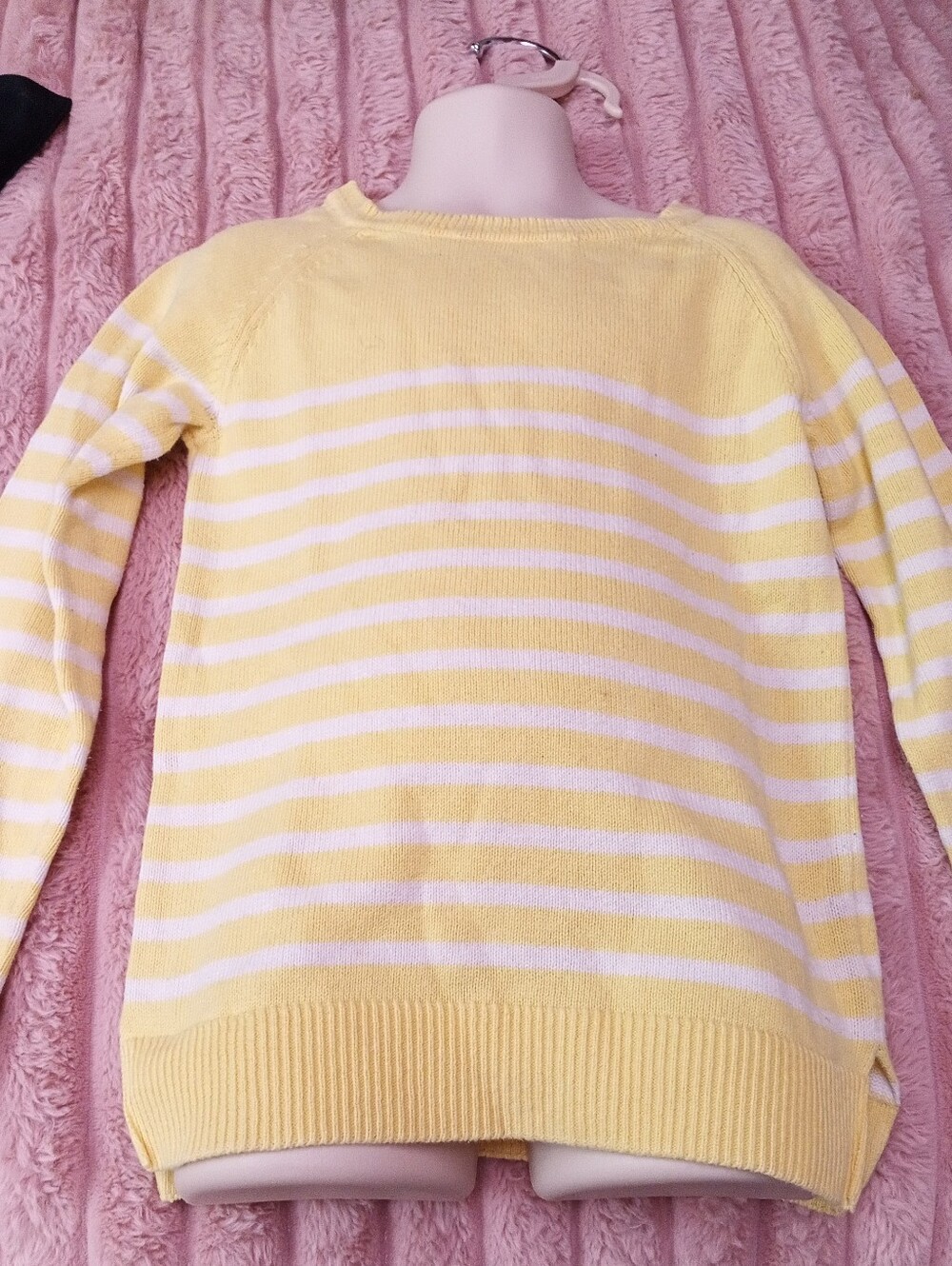 Striped Yellow & White Kids Sweater